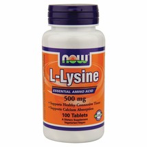 NOW Foods L-Lysine -- 500 mg - 100 Tablets - $13.11