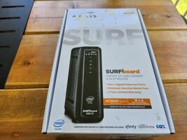 ARRIS SURFboard SBG10 DOCSIS 3.0 16 x 4 Gigabit Cable Modem &amp; AC1600 Wi-Fi - £62.40 GBP