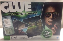 Clue Secrets &amp; Spies Board Game - Become The Ultimate Spy! Complete W Spy Light - $5.94