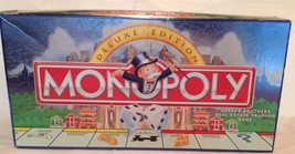 Monopoly &quot;Deluxe Edition&quot; 1998 - 11 Tokens - Wooden Houses &amp; Hotels - $7.94
