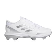 Adidas Ladies Softball Shoe Pure Hustle H02347 White Silver Stripes - Si... - $756.27 MXN