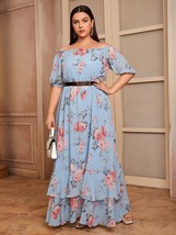 TOLEEN Summer Women Elegant Plus Size Oversized Maxi Dresses 2023 Large Off   Lo - £95.37 GBP
