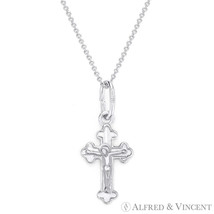 Baby Botonée Cross Jesus Pendant Christian Crucifix Necklace in Sterling... - $14.79+