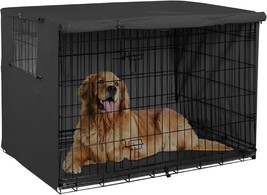 Explore Land 42&quot; Dog Create Cover Black Durable Pet Kennel Curtain - £27.20 GBP
