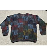 Tundra? Mercerized Cotton L Sweater Biggie (Coogi) Textured Canada Patch... - £33.75 GBP