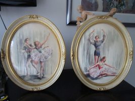 Andrew Kolb RARE pair of professionally framed prints COVEX GLASS0, GOLD... - $208.73