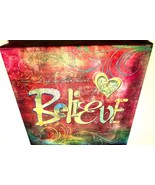 Artistic Home Gallery Connie Haley Believe Premium Gallery Deco Wall Canvas - £20.23 GBP