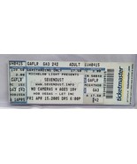 SEVENDUST - ORIGINAL 2005 UNUSED WHOLE FULL CONCERT TICKET - $15.00