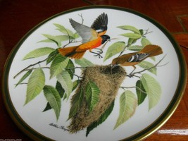 Songbirds of The World Compatible with Franklin Porcelain Plate Goldfinch Cardin - £39.63 GBP