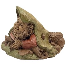 Tom Clark Gnome SOUTH BEND Figurine #5 Under A Leaf Tent Ladybug Plate Vtg 1983 - £10.34 GBP