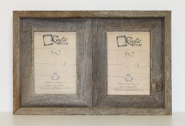 5x7 -2&quot; wide Rustic Barn Wood Double Opening Frame - $38.99