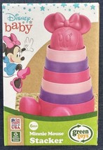 Disney Baby Minnie Mouse Stacker Toy 6m+ Made in USA BPA free by Green T... - £17.57 GBP