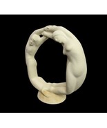 Vintage Royal Haeger Circle of Love Sculpture in Textured Ivory 15” - $94.04