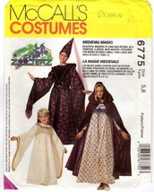 McCall's 6775 Medieval Magic Renaissance Costumes Princess, Maid Marion 5, 6 FF - £12.22 GBP