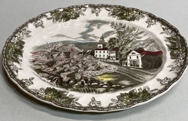 Johnson Brothers Friendly Village 12&quot; OVAL SERVING PLATTER THE VILLAGE G... - $26.63