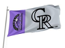 Flag 3x5 outdoor, Colorado Rockies MLB ,Size -3x5Ft / 90x150cm, Garden flags - £23.45 GBP