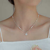 Fashion Love Pearl Necklace Woman - £13.56 GBP+