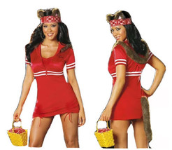 Dreamgirl Damen Sexy Sportlich Rotkäppchen Kostüm Größe S Neu - £15.60 GBP