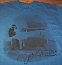 The Beatles John Lennon Playing Piano Imagine T-Shirt Mens Large New - £15.82 GBP
