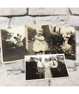 Vintage Photographs Lot Of 4 -Twentys Fingerwaves Girlfriends Mother And... - £15.85 GBP