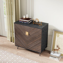 Accent Storage Cabinet with Doors, Bar Cabinet Buffet Cabinet with Storage - £152.67 GBP