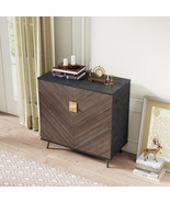Accent Storage Cabinet with Doors, Bar Cabinet Buffet Cabinet with Storage - £154.72 GBP