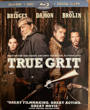 True Grit (2 Disc Blu-ray/DVD, 2010) W/Slipcover Like New - £10.19 GBP