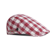 Korean Style Plaid Beret - $19.00