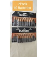 Duracell Alkaline Batteries AA 40 Batteries 2Pack of AA20 Expires: March... - £24.93 GBP