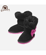 K.Signature-Mary Toddler&#39;s Sheepskin Winter Snow Boots  - £66.49 GBP