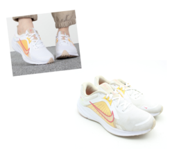 NIKE Quest 5 Womens Size 9 White Orange Road Running Shoes DD9291-102 - £27.09 GBP