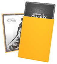 1 pack of 100 Ultimate Guard Katana Yellow Standard Sized Card Sleeves - $18.61