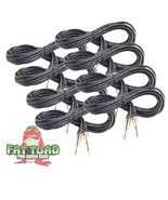 Guitar Cables (8 Pack) Instrument Cord by FAT TOAD - 24GA Patch Conducto... - £37.02 GBP