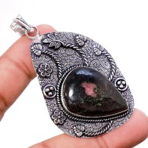 Rhodonite Gemstone Handmade Ethnic Anniversary Gift Pendant Jewelry 2.90&quot; SA 06 - $4.99