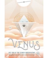 NASA - Venus - See You At The Cloud 9 Observatory - Fantasy Travel Poster - £26.37 GBP