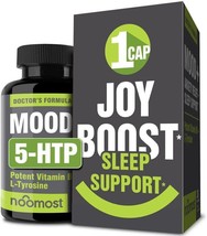 Mood Support Supplement  w/ Ashwagandha, L Tyrosine, 5 HTP, Passion Flower 30cnt - £11.05 GBP