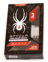 Spyder Black Fly Front Boxer Brief Underwear 3 in Package New Package Me... - $44.54