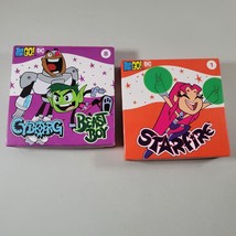 Teen Titans Go Toy Lot Starfire #1 and Cyborg Beast Boy #8 McDonalds New Sealed - $8.96