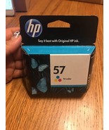 GENUINE HP 57 Tri-Color (C6657AN) Ink Cartridge In Original Clean sealed... - £17.12 GBP