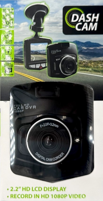 Gadget Gear Dash Camera with Micro SD Card