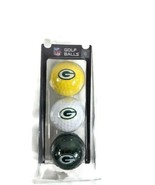 NFL Green Bay Packers 3-Pack Golf Balls preowned never used - $15.99