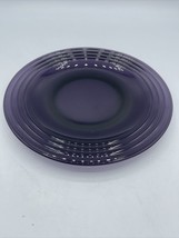 Collectible Vintage Amethyst / Purple Glass Rimmed salad Plate - Made in France - £11.82 GBP