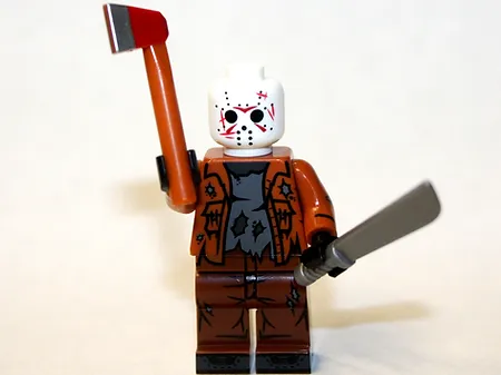 Gift Jason Bloody Mask Friday the 13th Monster Minifigure Mini Action Fi... - £5.90 GBP