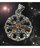 HAUNTED NECKLACE 5 MYSTICAL FIRES COMMAND OVER ALL YOUR MAGICK HIGHEST M... - $13,447.32 MXN
