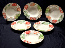 JOHNSON BROTHERS FRANCISCAN 8.25&quot; Pasta / Soup Bowl VEGETABLE MEDLEY - S... - $50.38