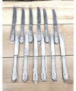 NEW Reed and Barton Haversham Stainless Steel 18/10 Flatware 12 Steak Kn... - $76.72 CAD