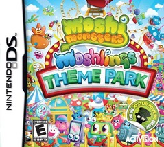 Moshi Monsters Moshlings Theme Park - Nintendo DS DSL DSi Dual Screen Video Game - £15.17 GBP