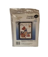 GOLDEN BEE CANDAMAR DESIGNS Counted Cross Stitch Kit FRAME HAPPY IS THE ... - £7.81 GBP