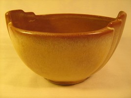Frankoma Early Sapulpa Clay Desert Gold Mint Bowl 3.5&quot; Vase [Y94C] - £21.79 GBP