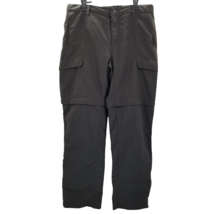 The North Face Convertible Pants Men&#39;s Gray Outdoors  Hiking Work Large - $30.87